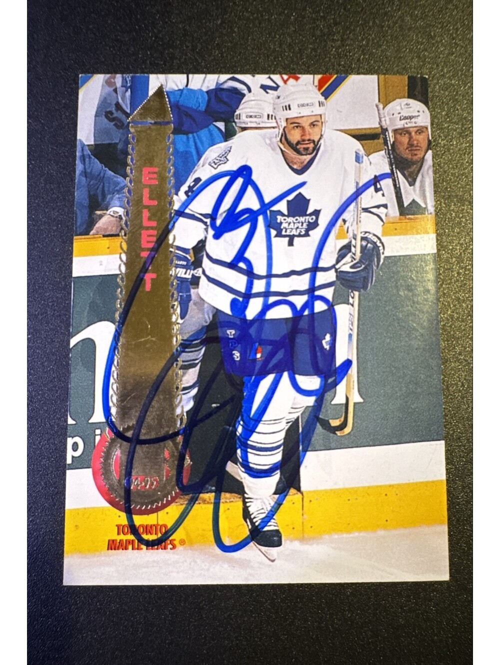 1994-95 Pinnacle - Dave Ellett #209 - TTM Autographed! No COA